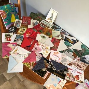 Bundle of mostly vintage misc greeting cards